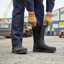 Premium Heavy Duty Leather Side Zip Rigger Boots - S3 HI CI HRO SRC, Sizes 3-13 for Ultimate Comfort and Durability