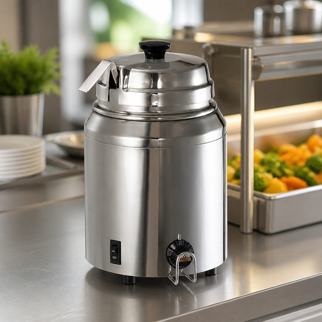 Commercial Hot Sauce Dispenser 3.5L Bain-Marie Style Warmer