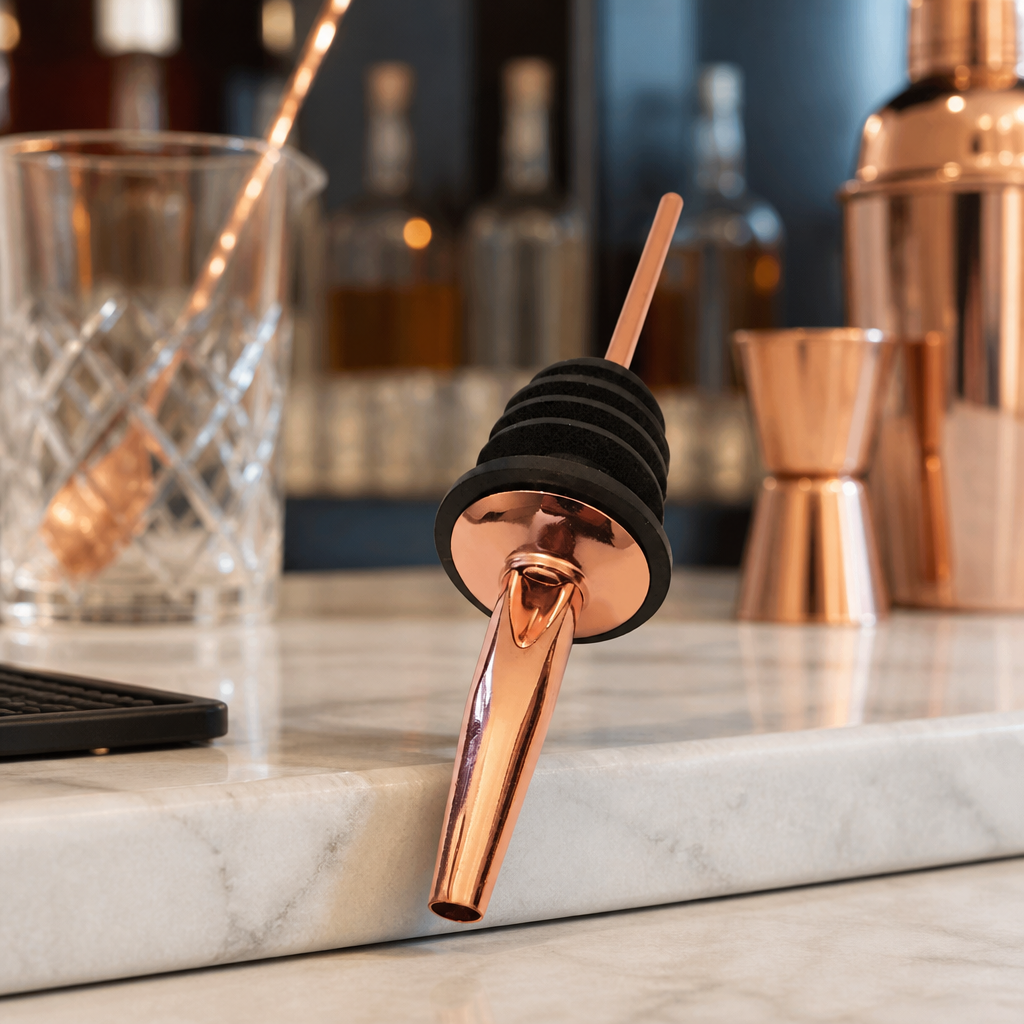Commercial Copper Plated Freeflow Pourers 12 Pack