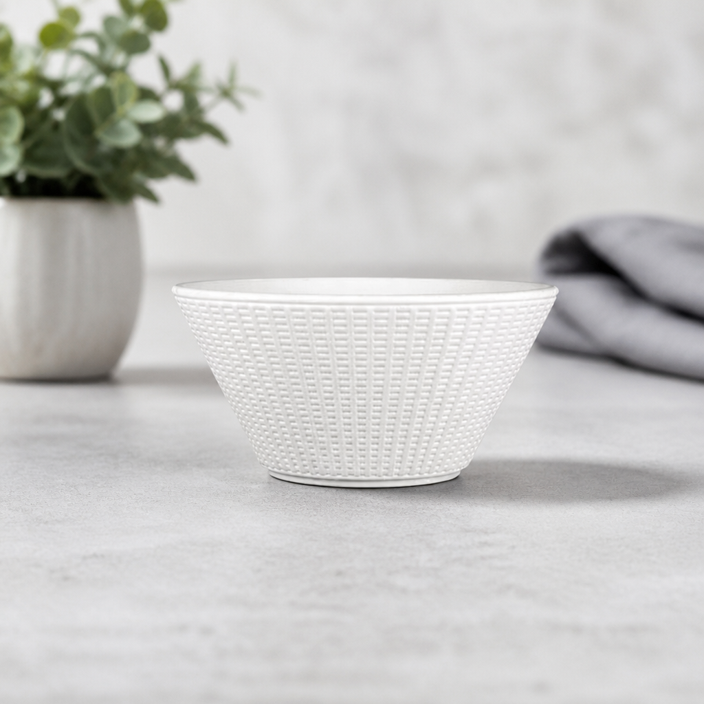 130mm Commercial Bowls - Set of 12 Alumina Ceramic