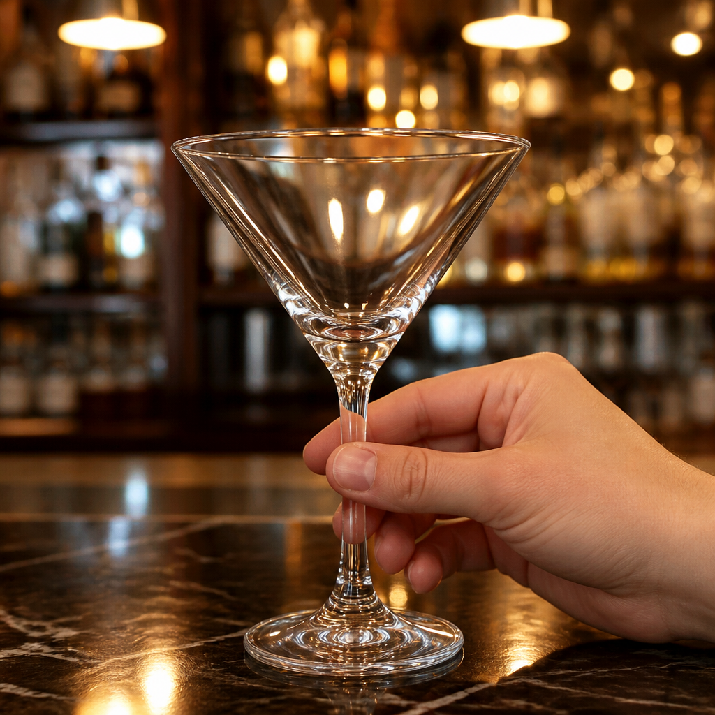 Pack of 6 Commercial Martini Glasses 210ml
