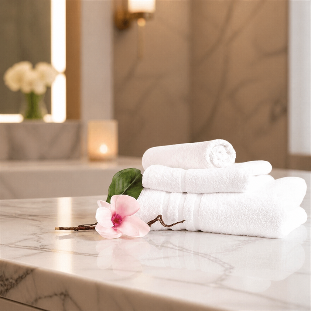 Organic Cotton Spa Towel Set for Eco-Friendly Hospitality