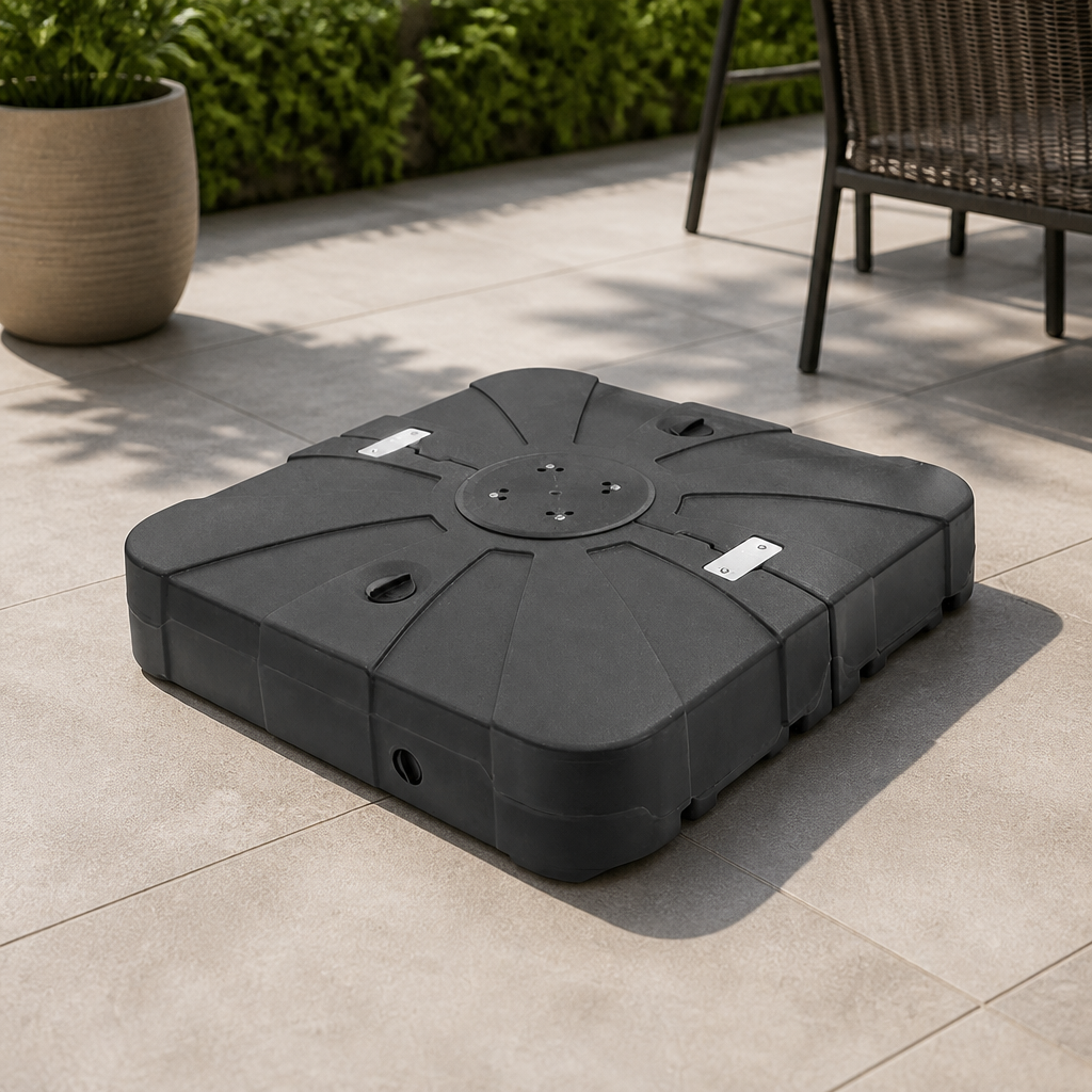 Heavy Duty 100kg Water Fill Parasol Base with Wheels
