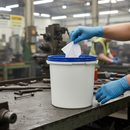 Professional Heavy Duty Surface Wet Wipe Bucket with 500 Biocide Wipes for Food Industry Use