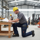 Premium Heavy Duty Work Trousers Short Leg in Navy, Sizes 28-52 for Tradesmen - High-Quality Professional Grade for Industrial and Commercial Appli...