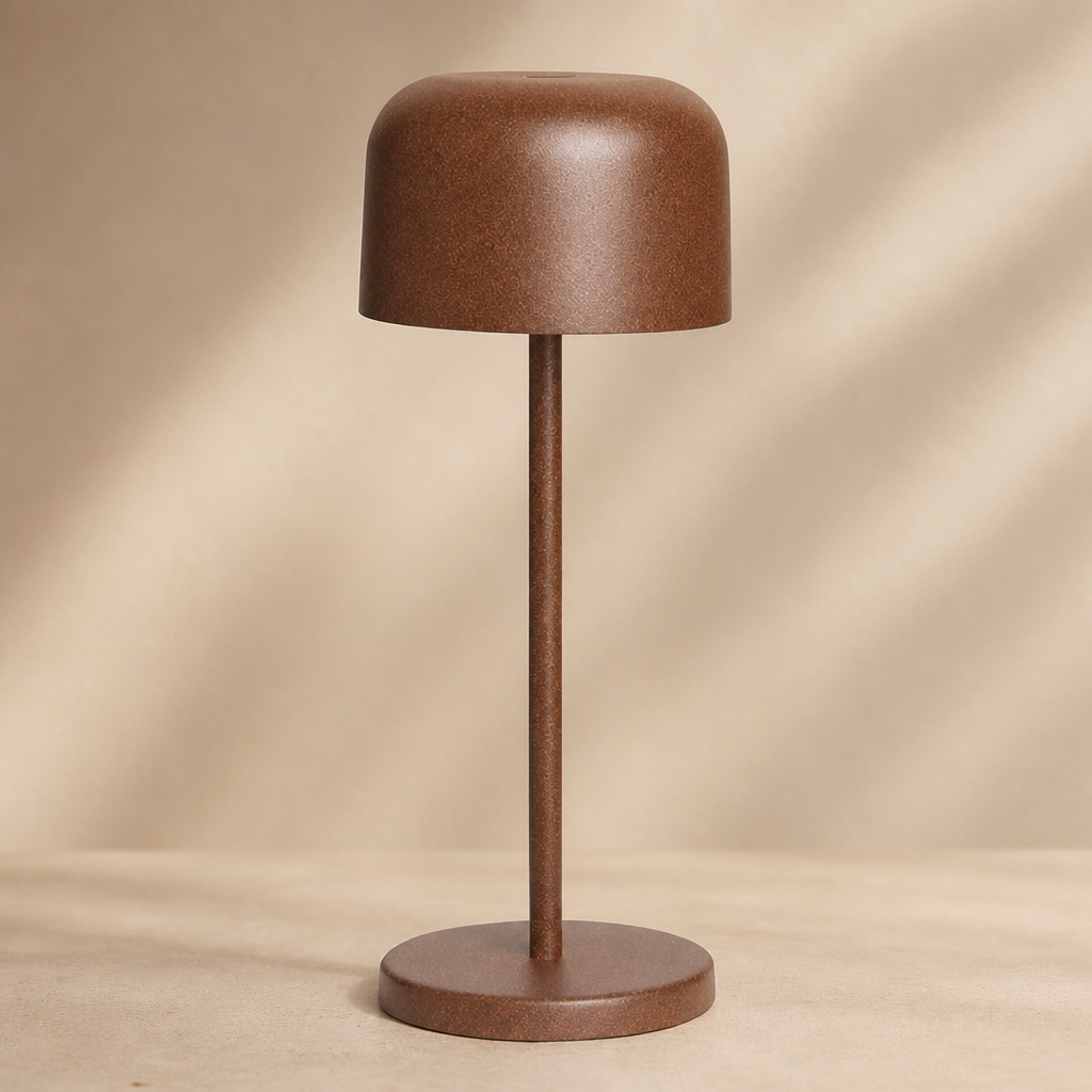 USB-Powered Cordless Table Lamp 200mm Round Dome Design