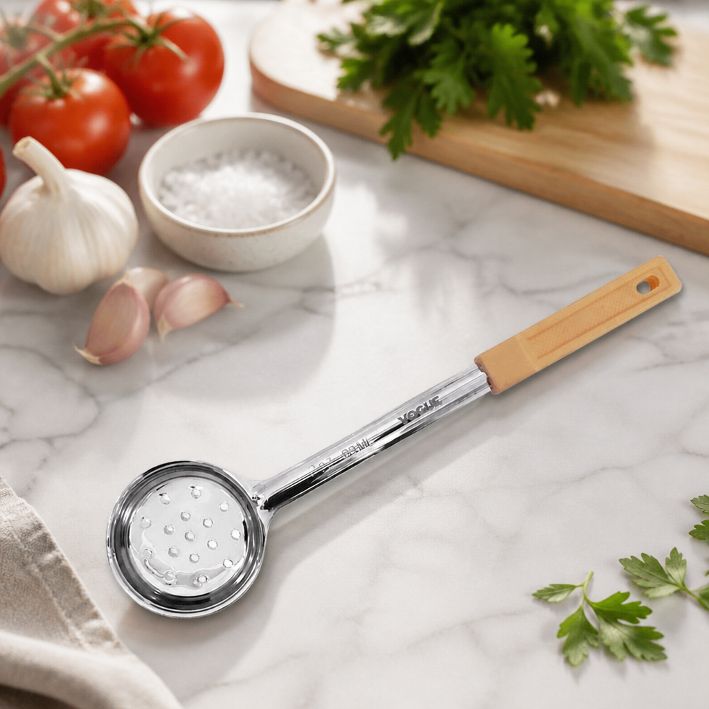 Ivory Perforated Spoodle 88ml for commercial kitchens