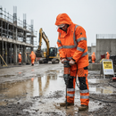 Premium Heavy Duty GORE-TEX Storm Coat with Hi-Vis Features and Ergonomic Design for Enhanced Safety and Comfort
