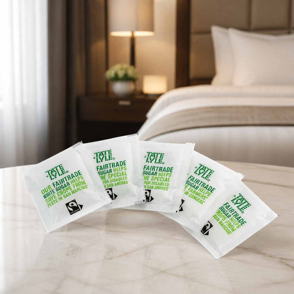 Commercial Fairtrade Sugar Sachets 1000 Pack 2.5kg