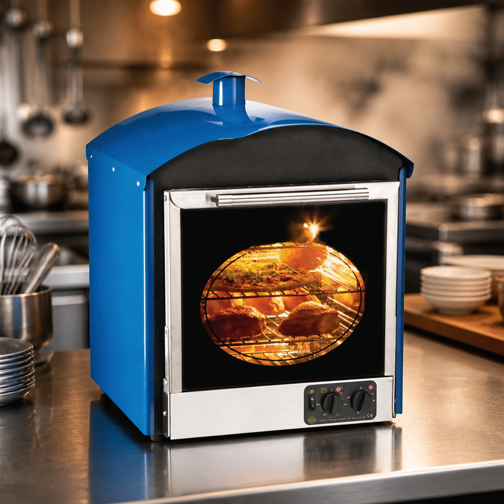 Commercial potato oven 2/3 gastronorm size convection blue