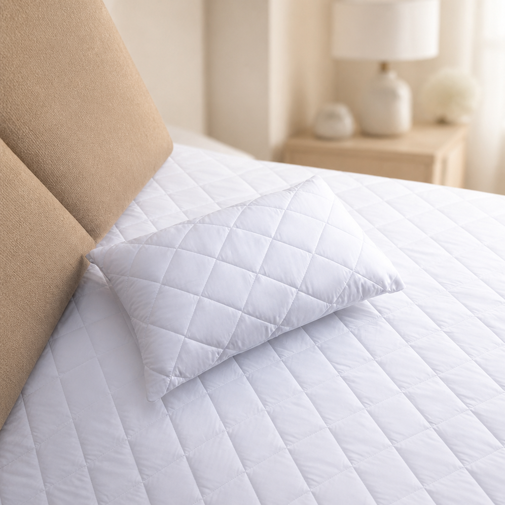 Commercial Pillow Protector 480x710mm Hollowfibre Cover