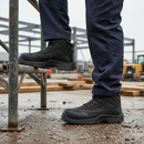 Premium Waterproof Metal-Free Hiker Boot with Breathable Nubuck Finish and Composite Midsole - Sizes 5-13