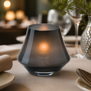 Commercial Satin Midnight Glass Votives 89mm - 12 Pack
