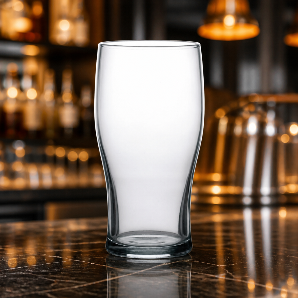 Commercial Pint Glasses 570ml Nucleated Beer Glasses 24 Pack