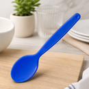 Commercial Polypropylene Spoons Blue 12 Pack Dishwasher Safe