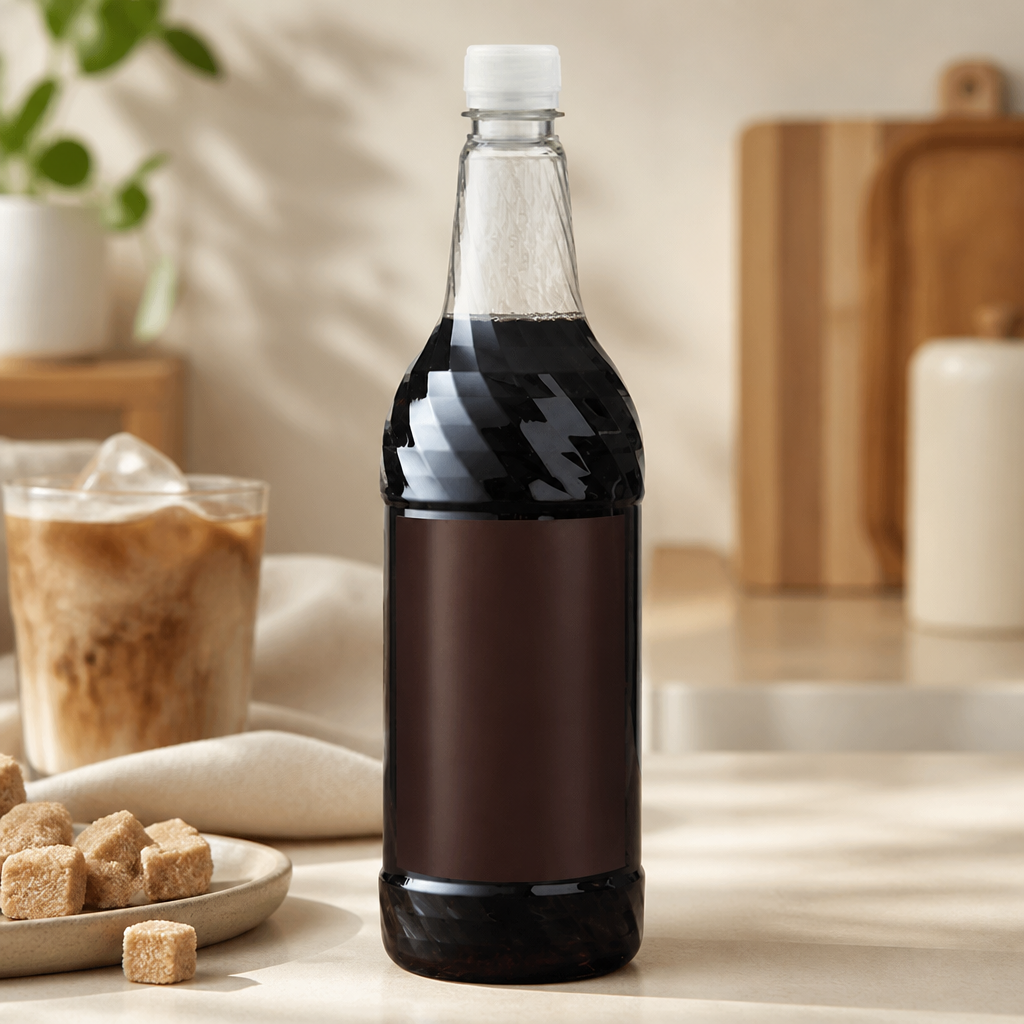 Commercial Brown Sugar Syrup 1L for Beverages and Desserts