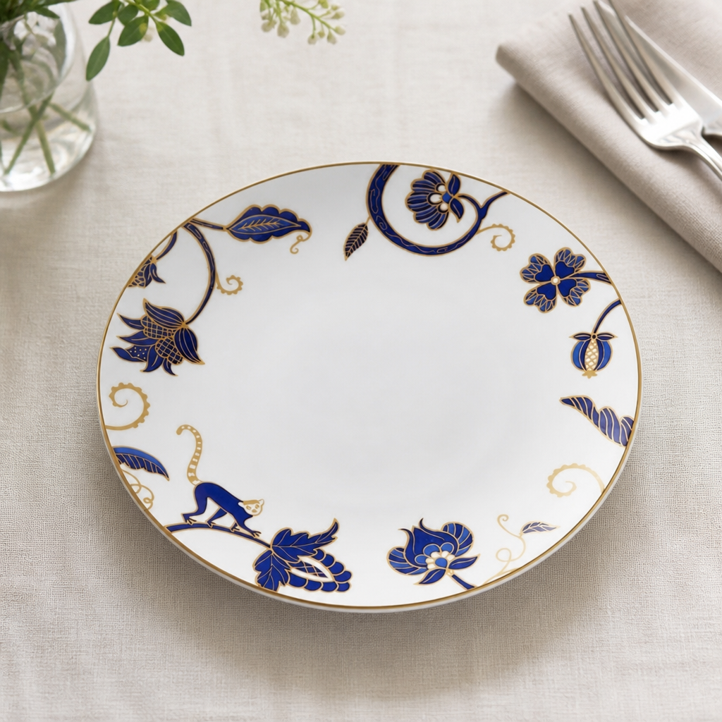 Commercial Coupe Plates 210mm Dark Blue 12 Pack for Dining