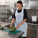 Disposable White Bib Aprons 100 Pack for Commercial Use