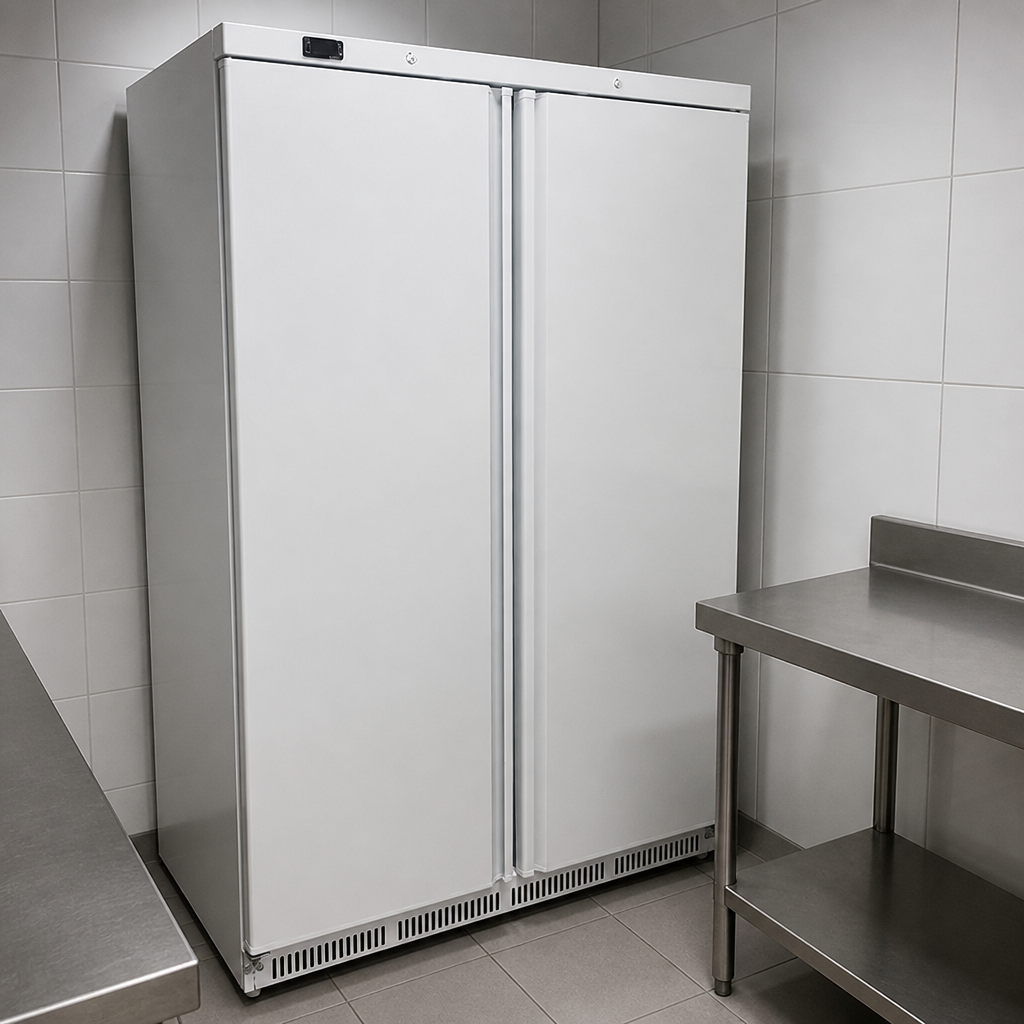 Commercial Double Door Upright Fridge 744Ltr Capacity