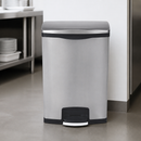 Commercial Stainless Steel Pedal Bin 90L Capacity Slim Jim