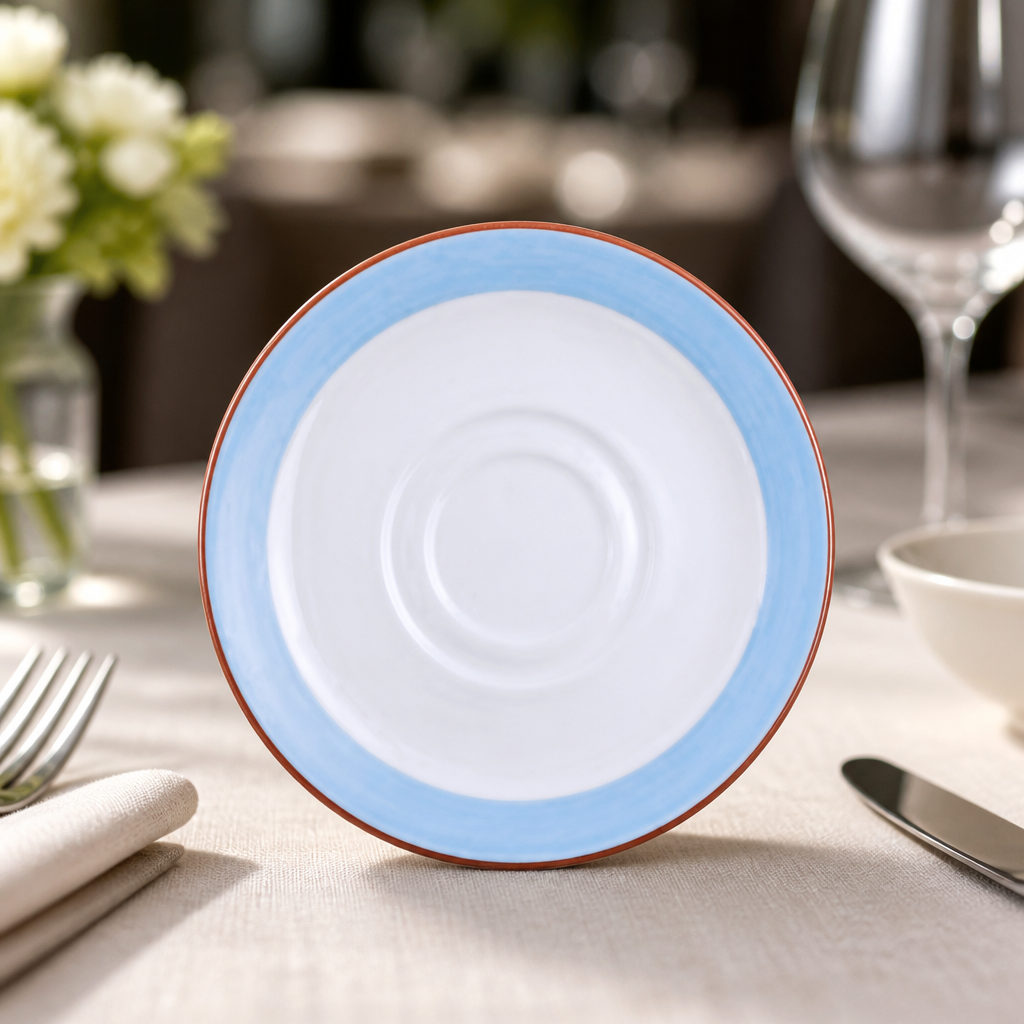 Commercial Rio Blue Saucers 145mm in a 36 pack
