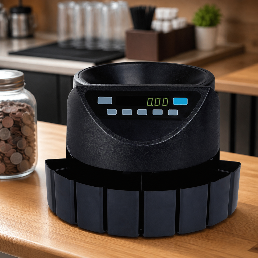 Commercial Coin Counter and Sorter 220 Coins Per Minute