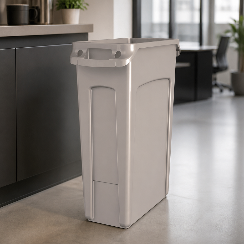 Commercial 87L Recycling Bin with Venting Channels