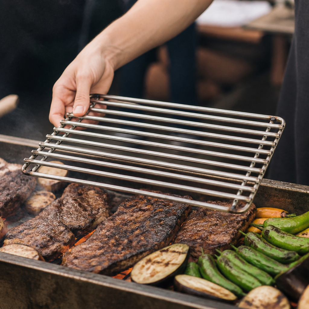 Commercial Searing Grate for Medium Konro Grill 6mm Stainless