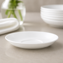 Commercial Plain Whiteware Saucers 114mm for Catering 24 Pack