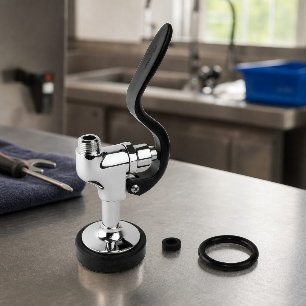 Commercial Pre Rinse Spray Gun with Restraining Hook