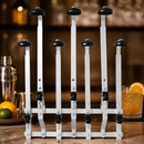Commercial 7 Bottle Bar Optic Holder Wall Mount 700ml - 1L