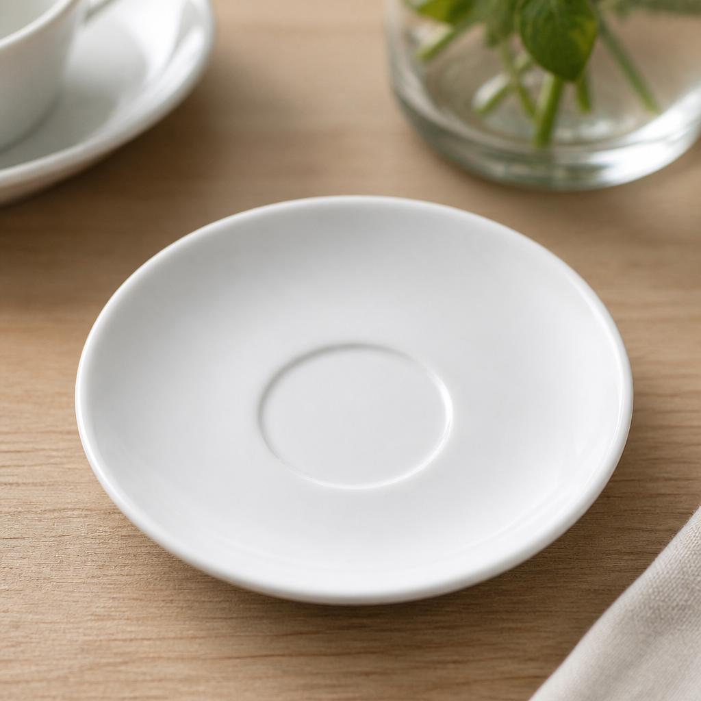 Commercial Porcelain Stacking Saucers 150mm 12 Pack