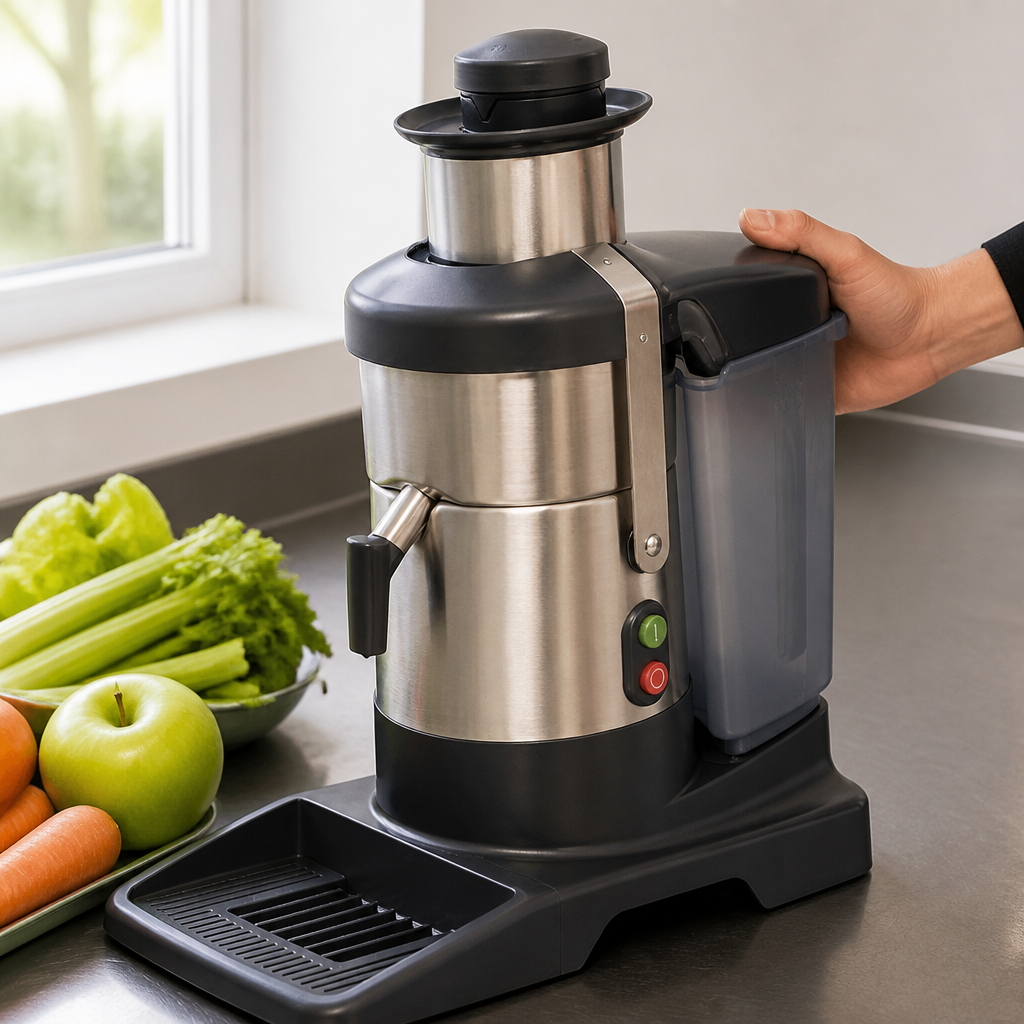 Commercial 6.5Ltr Juicer with pulp container for catering