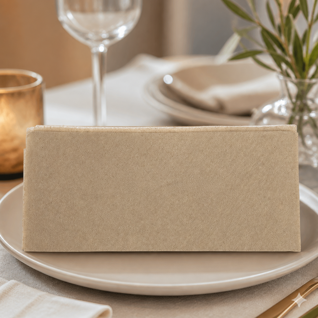 Commercial Recycled Lunch Napkins 32x30cm 1ply 6000 Pack