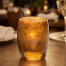 Commercial Antique Gold Glass Votives 95mm - 12 Pack