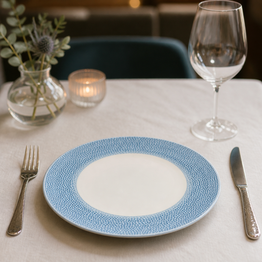 Commercial Deep Coupe Plates Ocean Blue 281mm 12 Pack