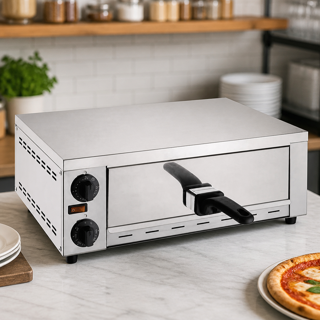 Single Deck Commercial Pizza Oven 1.13kW Capacity