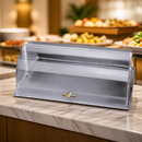 1/1 GN Clear Plastic Roll Top Cover for Food Display