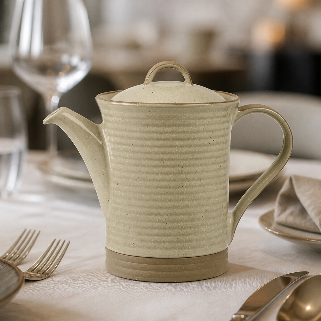 Commercial Stoneware Teapots 600ml - 6 Pack