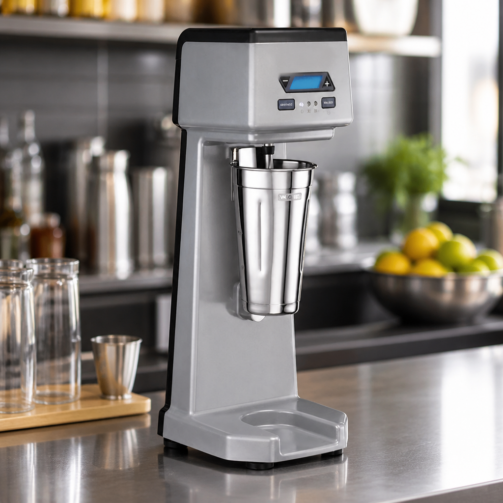 Heavy Duty Single Spindle Milkshake Maker with Timer 375W
