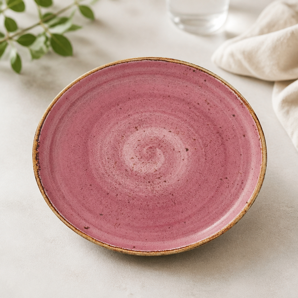 Commercial Stack Plates Raspberry 165mm - 12 Pack