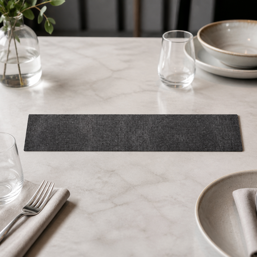 Commercial Silicone Table Runner 356x180mm Black 3 Pack