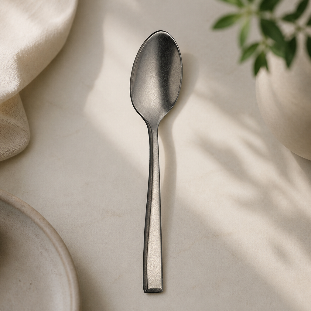Commercial Vintage Teaspoon Set of 12 - Stainless Steel Cutlery