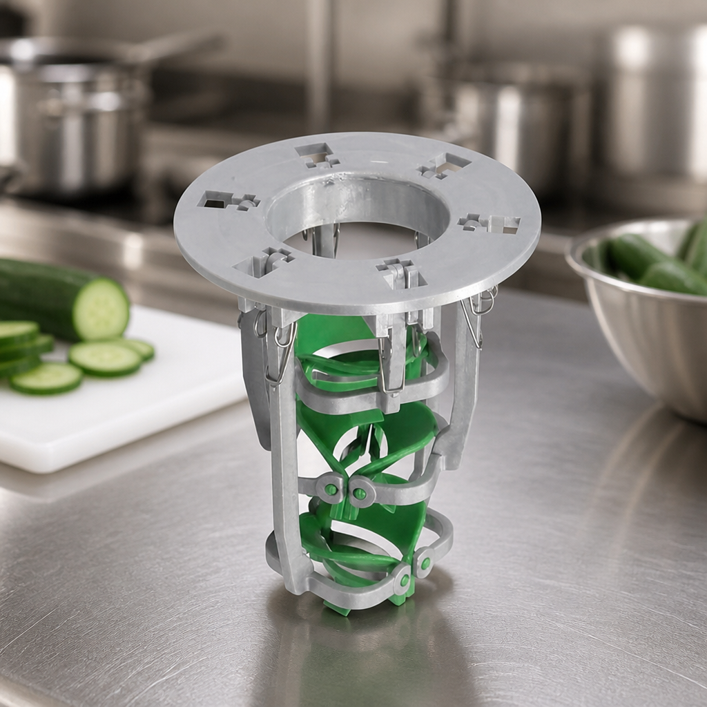 Commercial Cucumber Peeler with Stand for Fast Food Prep