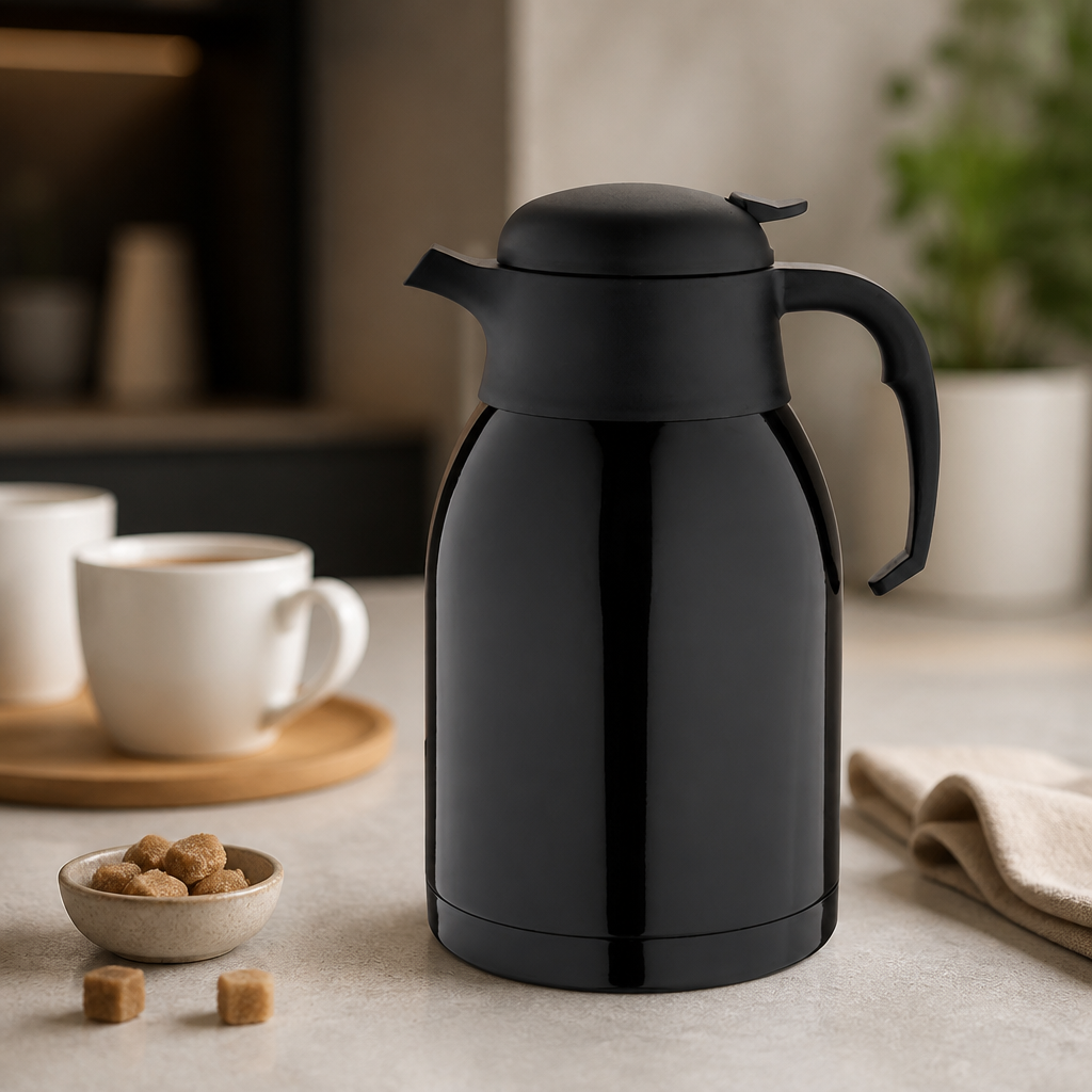 2Ltr Stainless Steel Commercial Vacuum Jug for Hot and Cold Drinks