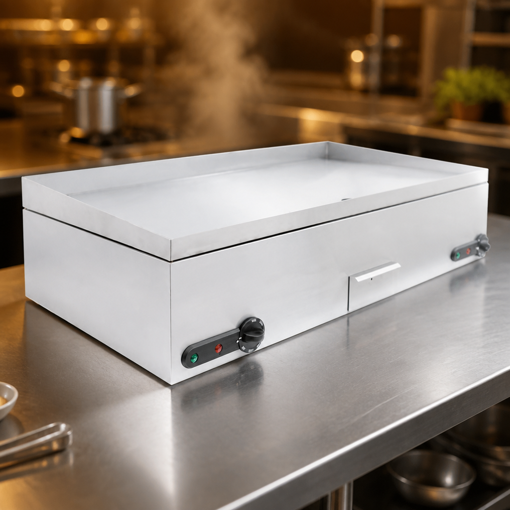 Large Electric Griddle 900mm Stainless Steel Commercial Griddle