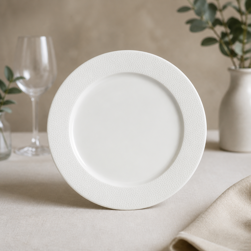 305mm Charger Plates - 12 Pack Super Vitrified Ceramic