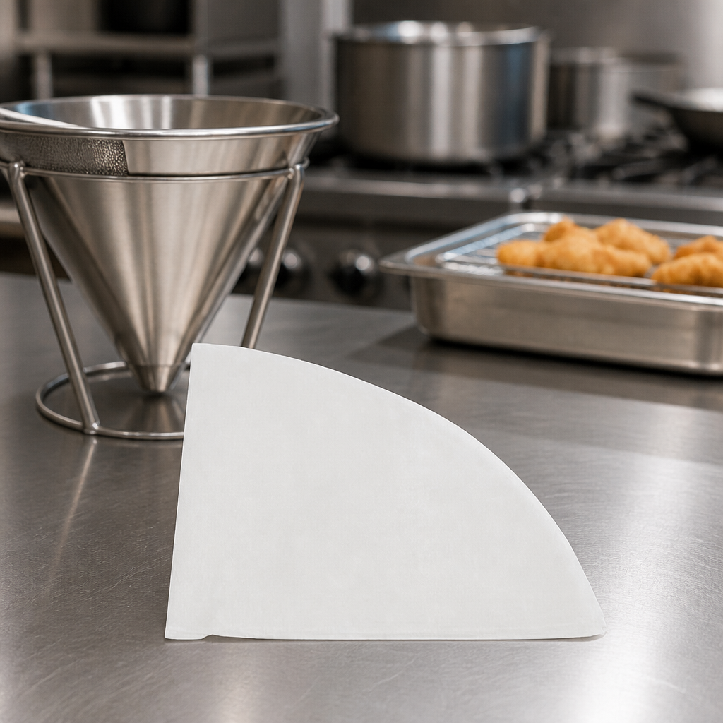 Commercial Grease Filter Cone 250mm Cotton 50 Pack