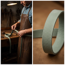Premium Set of Three Heavy Duty Chrome Leather Apron Ties for Enhanced Durability and Comfort