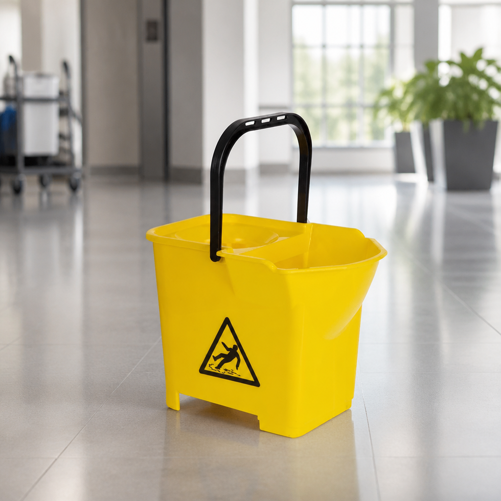 10L Commercial Mop Bucket and Wringer with Dirt Sump